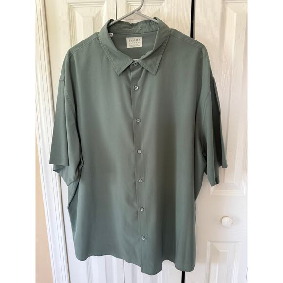 Jachs New York Green Buttondown Shirt Men's 2XL - Picture 1 of 6
